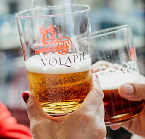 cerveza en restaurante de comida española Volapie